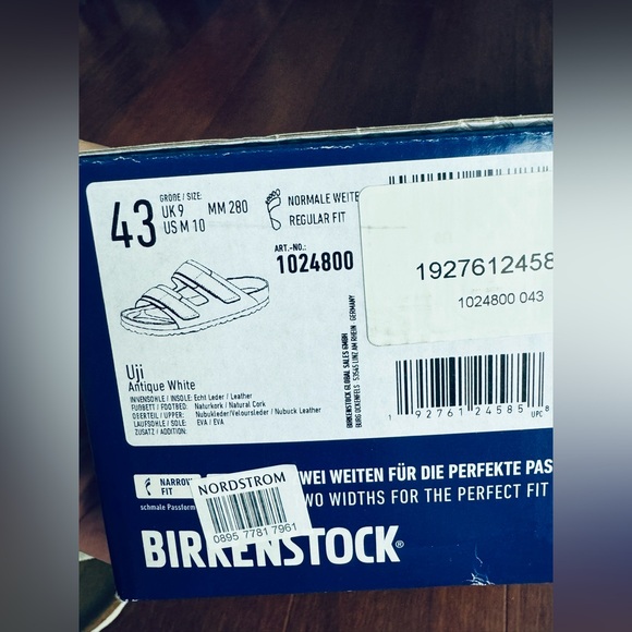 Birkenstock Men Uji Slide Sandals in Antique White various - Picture 9 of 12